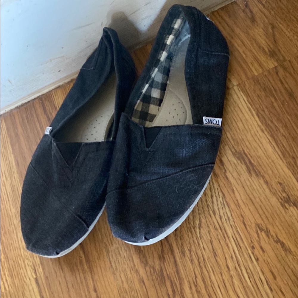 Toms Dark Denim Slip-On Shoes 8.5W